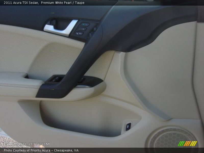 Premium White Pearl / Taupe 2011 Acura TSX Sedan
