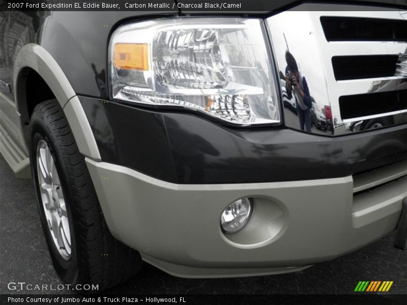 Carbon Metallic / Charcoal Black/Camel 2007 Ford Expedition EL Eddie Bauer