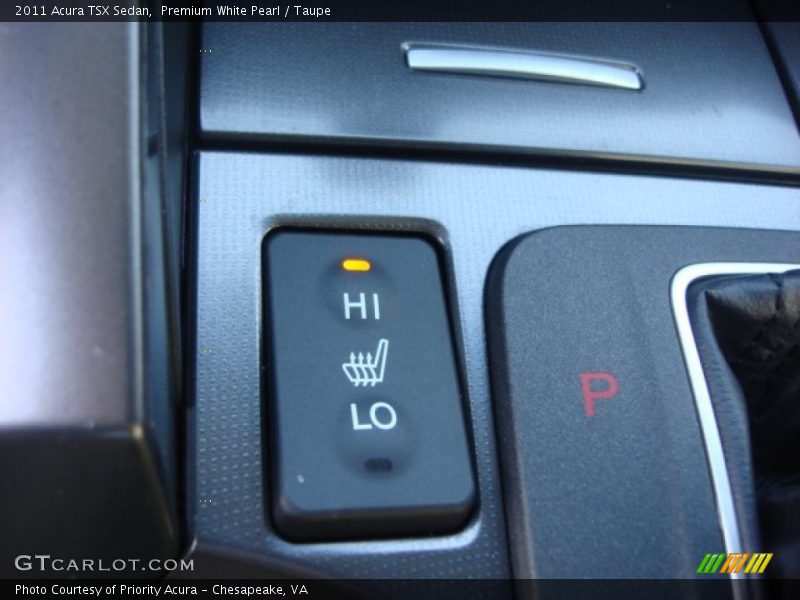 Premium White Pearl / Taupe 2011 Acura TSX Sedan