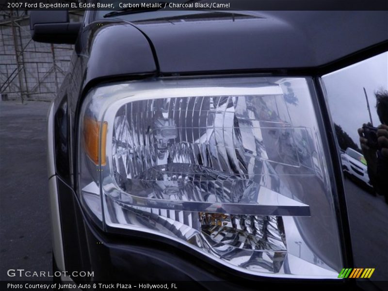 Carbon Metallic / Charcoal Black/Camel 2007 Ford Expedition EL Eddie Bauer