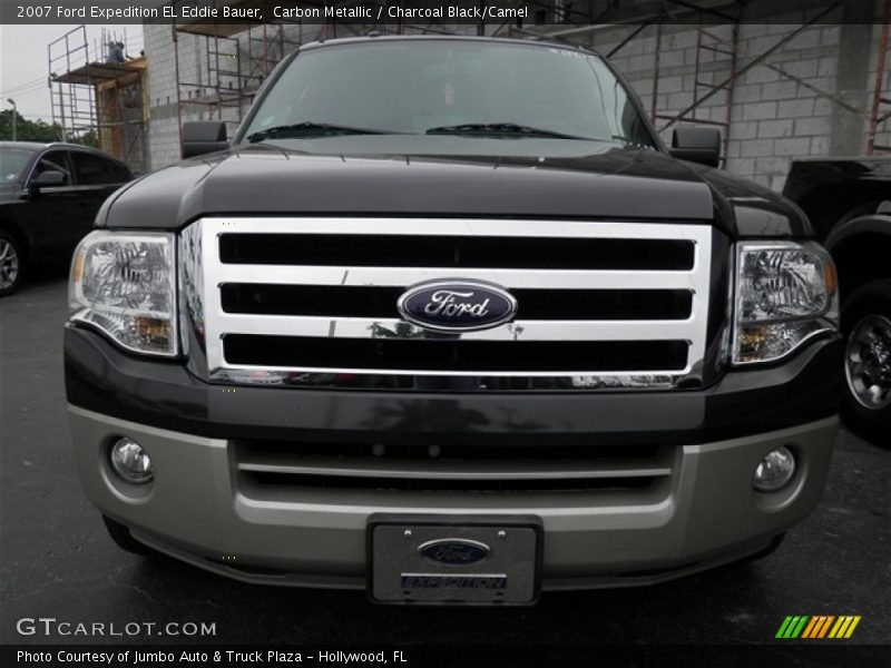 Carbon Metallic / Charcoal Black/Camel 2007 Ford Expedition EL Eddie Bauer
