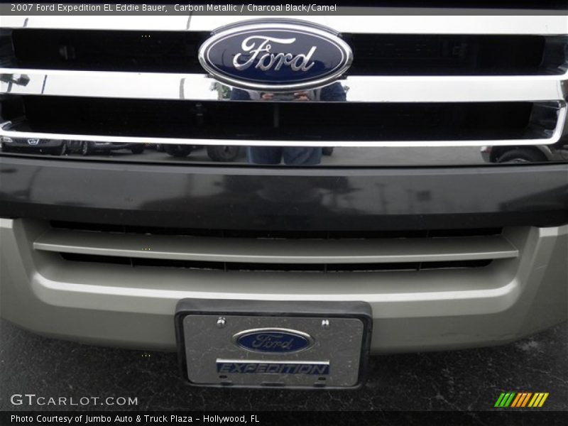 Carbon Metallic / Charcoal Black/Camel 2007 Ford Expedition EL Eddie Bauer