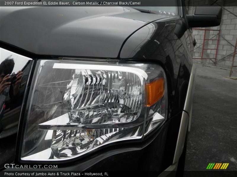 Carbon Metallic / Charcoal Black/Camel 2007 Ford Expedition EL Eddie Bauer