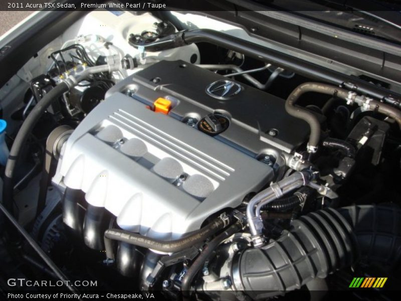 Premium White Pearl / Taupe 2011 Acura TSX Sedan