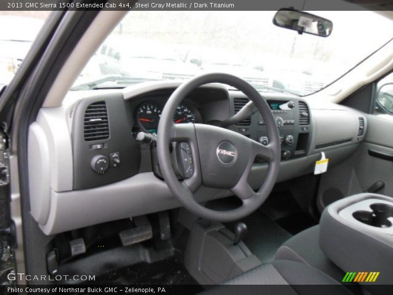  2013 Sierra 1500 Extended Cab 4x4 Dark Titanium Interior