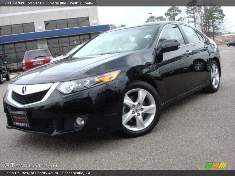 Crystal Black Pearl / Ebony 2010 Acura TSX Sedan