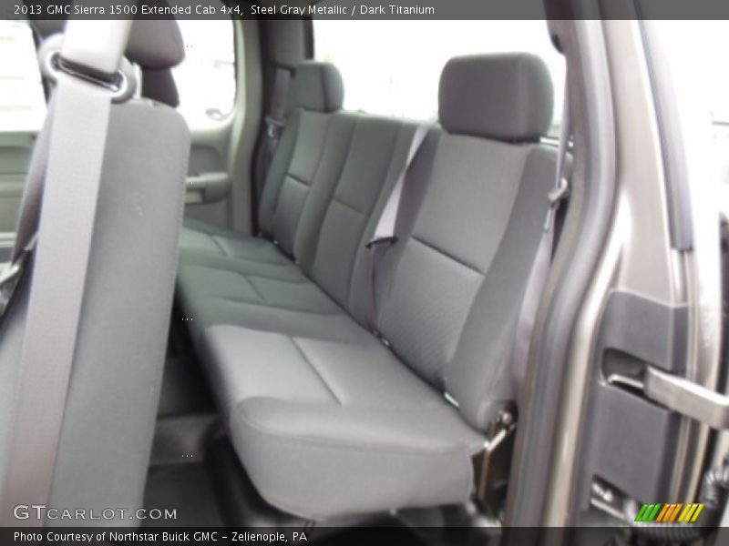 Steel Gray Metallic / Dark Titanium 2013 GMC Sierra 1500 Extended Cab 4x4