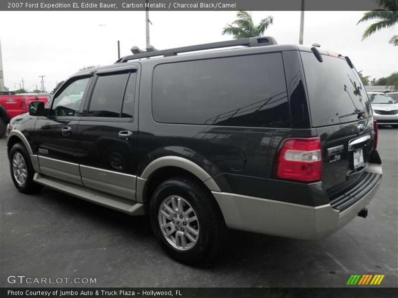 Carbon Metallic / Charcoal Black/Camel 2007 Ford Expedition EL Eddie Bauer