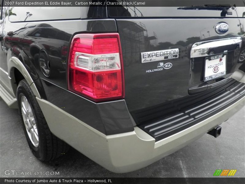 Carbon Metallic / Charcoal Black/Camel 2007 Ford Expedition EL Eddie Bauer