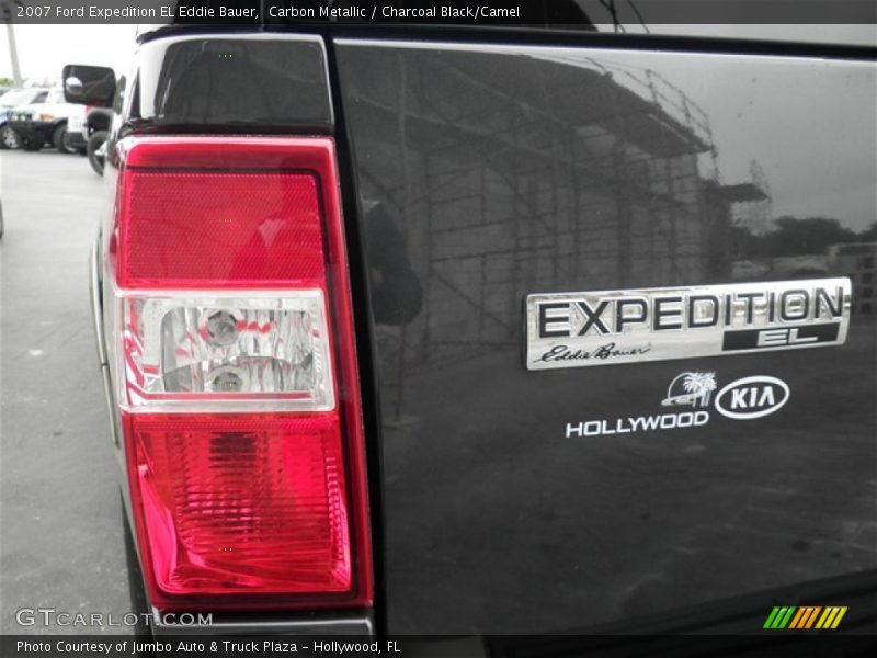 Carbon Metallic / Charcoal Black/Camel 2007 Ford Expedition EL Eddie Bauer