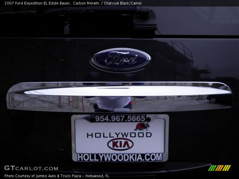 Carbon Metallic / Charcoal Black/Camel 2007 Ford Expedition EL Eddie Bauer