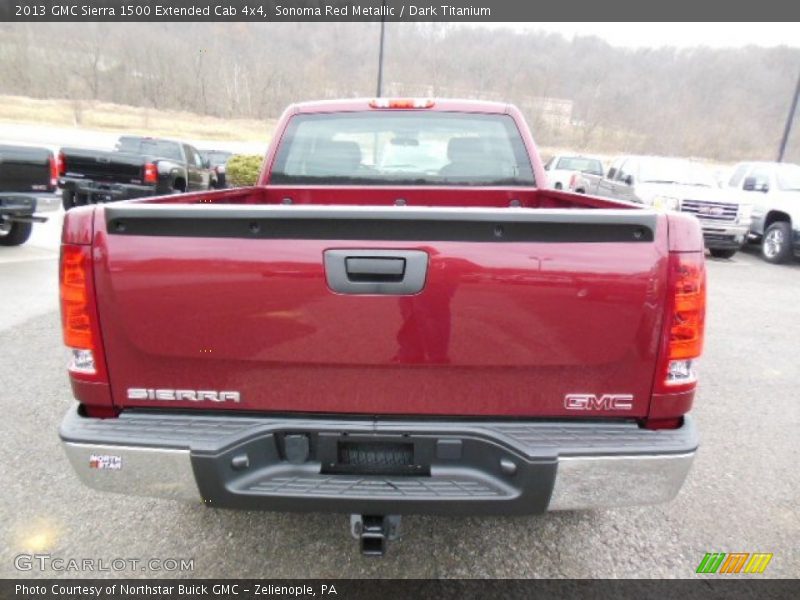 Sonoma Red Metallic / Dark Titanium 2013 GMC Sierra 1500 Extended Cab 4x4