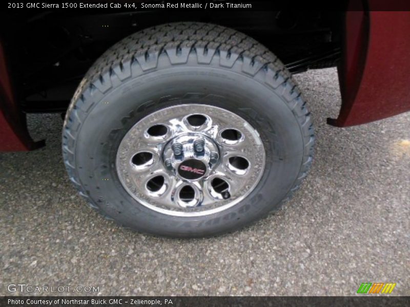 Sonoma Red Metallic / Dark Titanium 2013 GMC Sierra 1500 Extended Cab 4x4