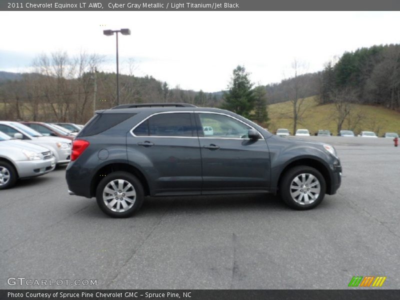 Cyber Gray Metallic / Light Titanium/Jet Black 2011 Chevrolet Equinox LT AWD