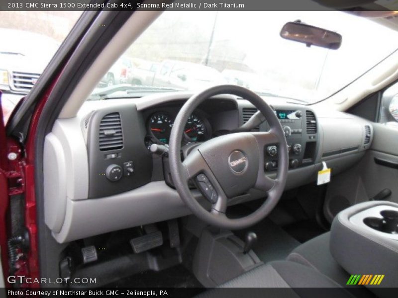 Dashboard of 2013 Sierra 1500 Extended Cab 4x4