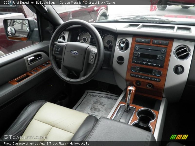  2007 Expedition EL Eddie Bauer Charcoal Black/Camel Interior