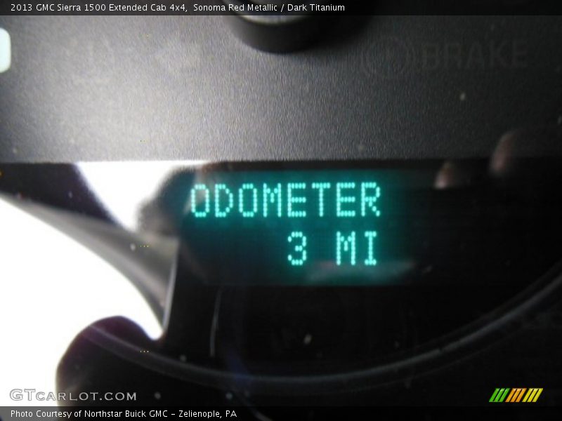 Sonoma Red Metallic / Dark Titanium 2013 GMC Sierra 1500 Extended Cab 4x4