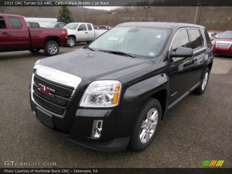 Carbon Black Metallic / Jet Black 2013 GMC Terrain SLE AWD