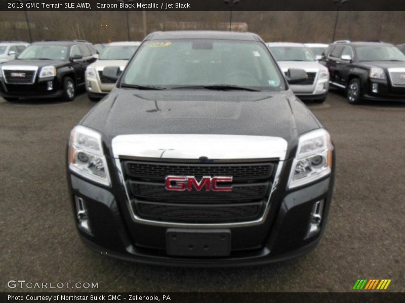 Carbon Black Metallic / Jet Black 2013 GMC Terrain SLE AWD