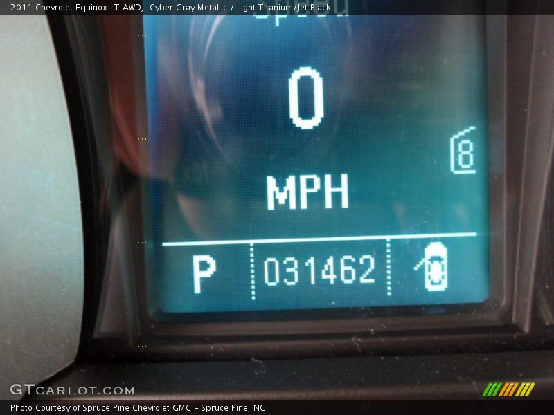 Cyber Gray Metallic / Light Titanium/Jet Black 2011 Chevrolet Equinox LT AWD