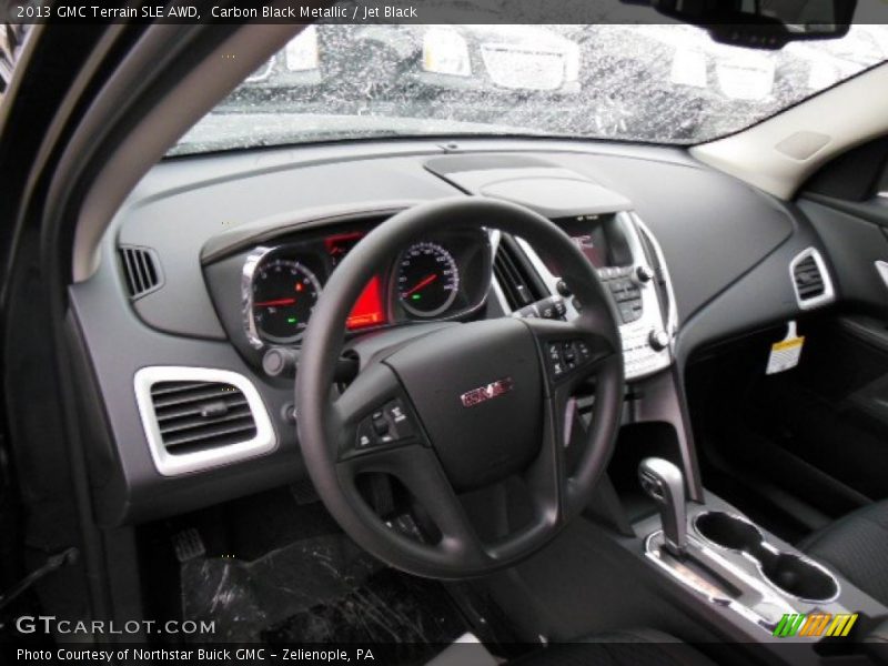 Carbon Black Metallic / Jet Black 2013 GMC Terrain SLE AWD