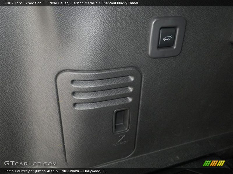 Carbon Metallic / Charcoal Black/Camel 2007 Ford Expedition EL Eddie Bauer
