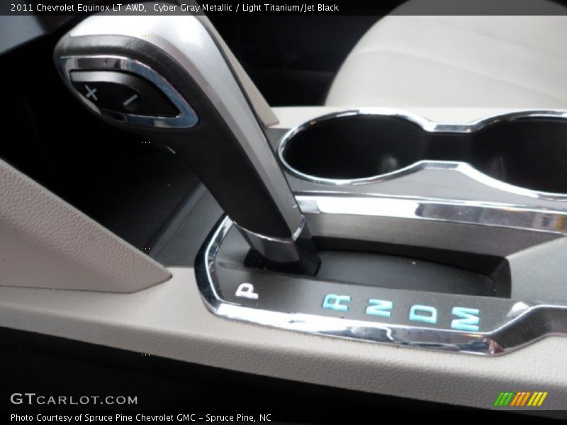 Cyber Gray Metallic / Light Titanium/Jet Black 2011 Chevrolet Equinox LT AWD
