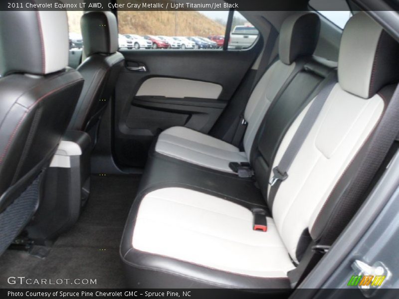 Cyber Gray Metallic / Light Titanium/Jet Black 2011 Chevrolet Equinox LT AWD