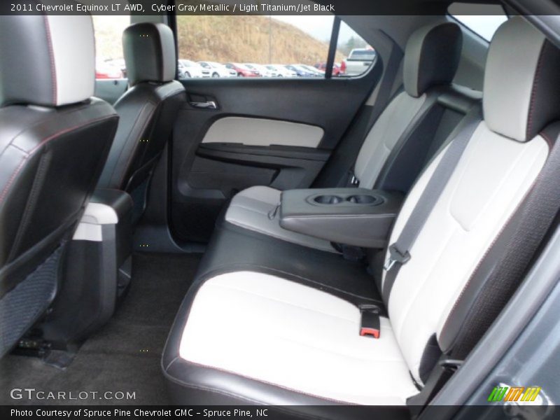 Cyber Gray Metallic / Light Titanium/Jet Black 2011 Chevrolet Equinox LT AWD