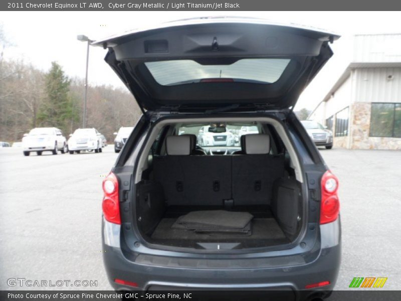Cyber Gray Metallic / Light Titanium/Jet Black 2011 Chevrolet Equinox LT AWD