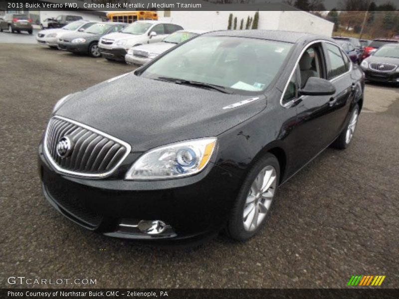 Carbon Black Metallic / Medium Titanium 2013 Buick Verano FWD