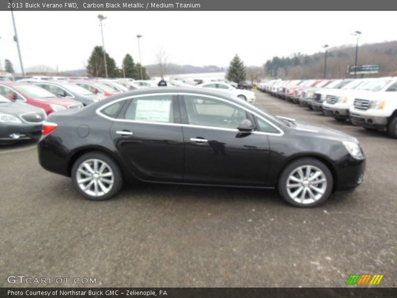 Carbon Black Metallic / Medium Titanium 2013 Buick Verano FWD