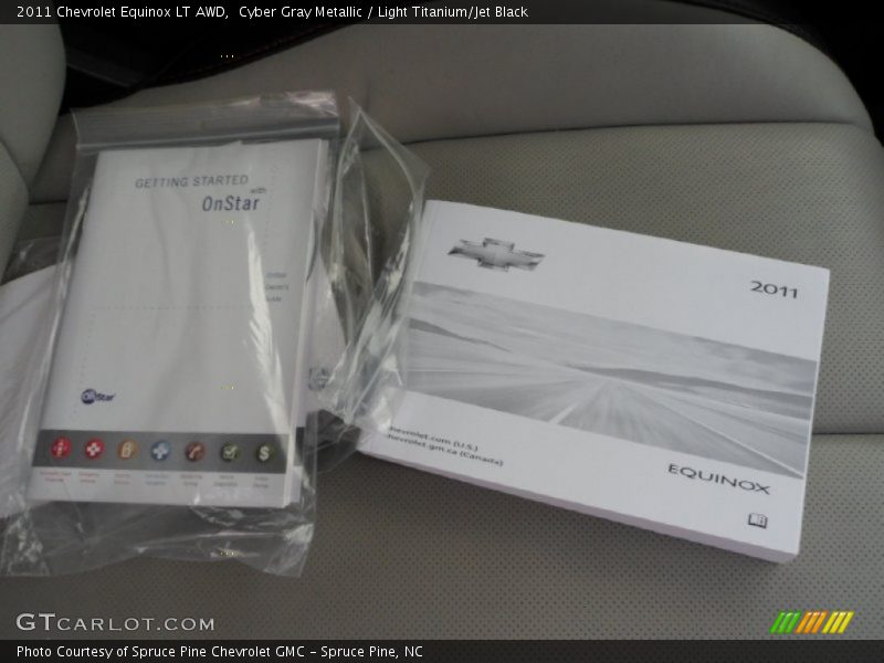 Cyber Gray Metallic / Light Titanium/Jet Black 2011 Chevrolet Equinox LT AWD