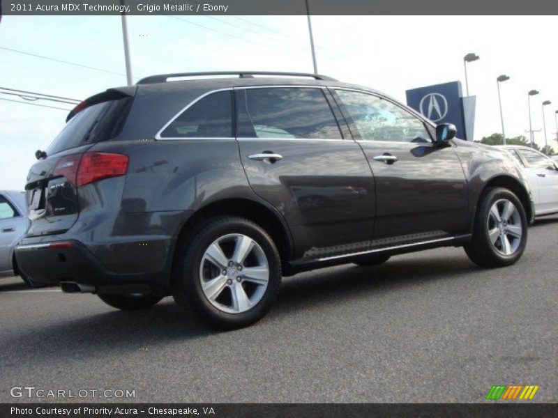 Grigio Metallic / Ebony 2011 Acura MDX Technology