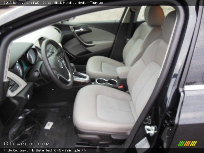 Carbon Black Metallic / Medium Titanium 2013 Buick Verano FWD