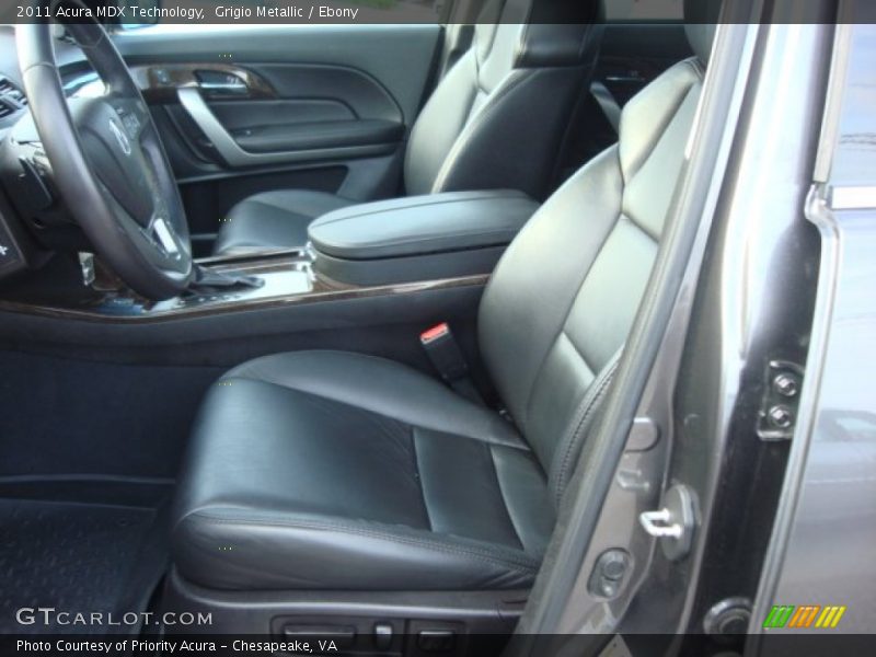 Grigio Metallic / Ebony 2011 Acura MDX Technology