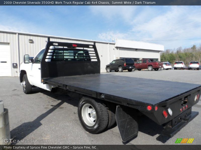 Summit White / Dark Titanium 2009 Chevrolet Silverado 3500HD Work Truck Regular Cab 4x4 Chassis