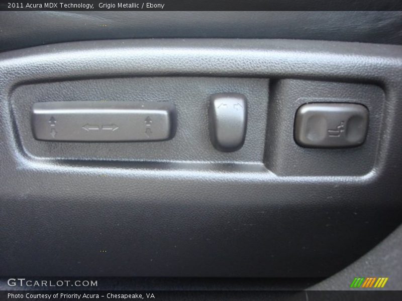 Grigio Metallic / Ebony 2011 Acura MDX Technology