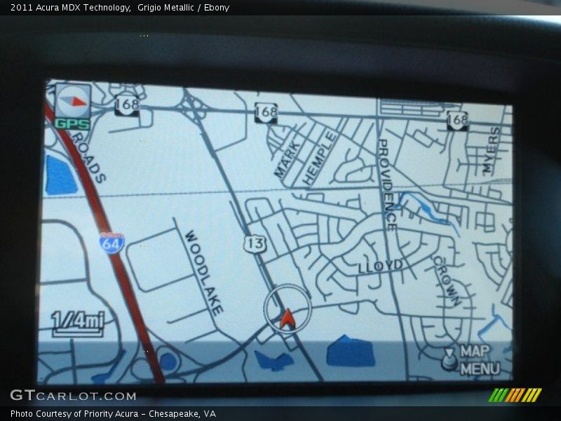 Grigio Metallic / Ebony 2011 Acura MDX Technology