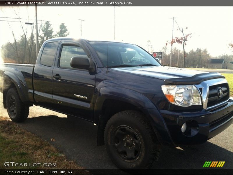 Indigo Ink Pearl / Graphite Gray 2007 Toyota Tacoma V6 Access Cab 4x4