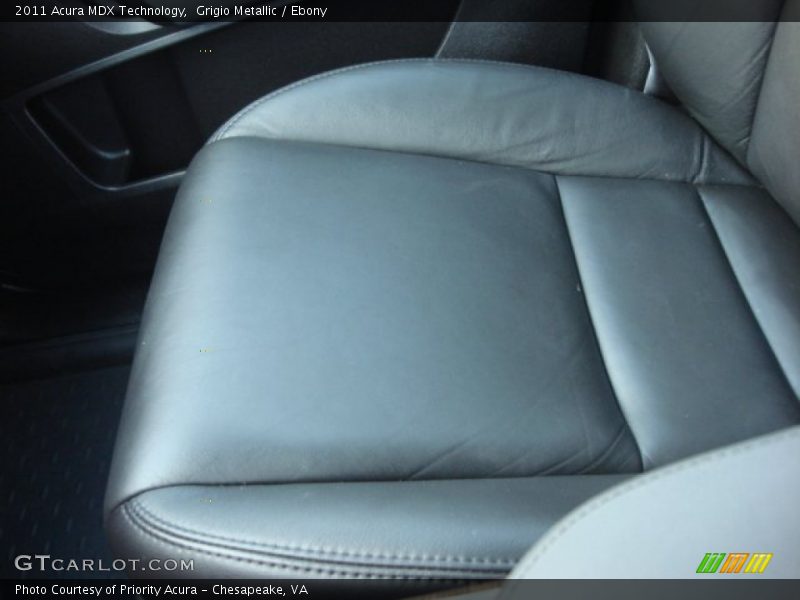 Grigio Metallic / Ebony 2011 Acura MDX Technology
