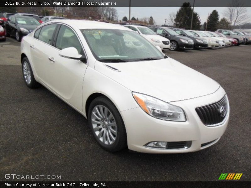 White Diamond Tricoat / Cashmere 2013 Buick Regal Turbo