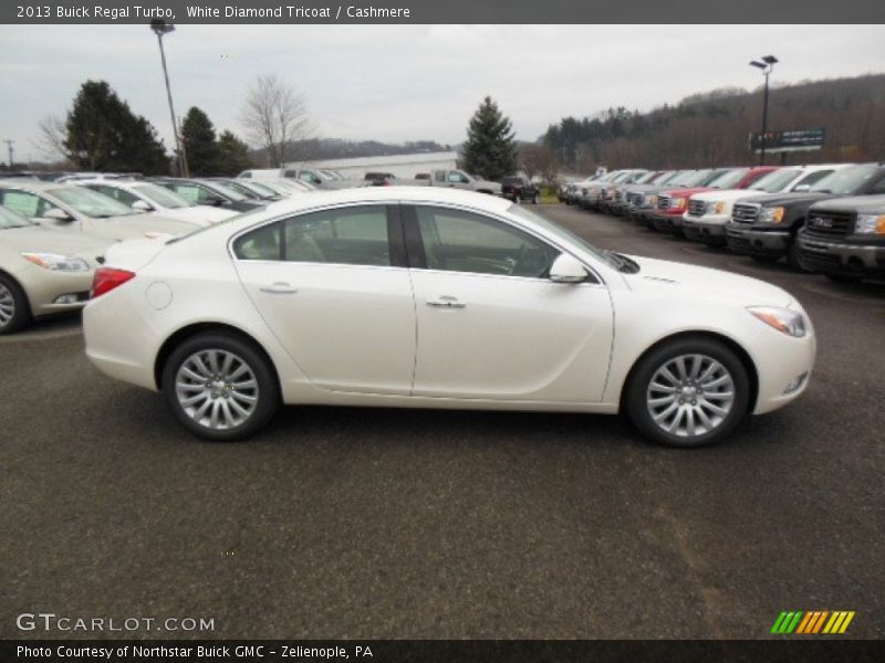 White Diamond Tricoat / Cashmere 2013 Buick Regal Turbo