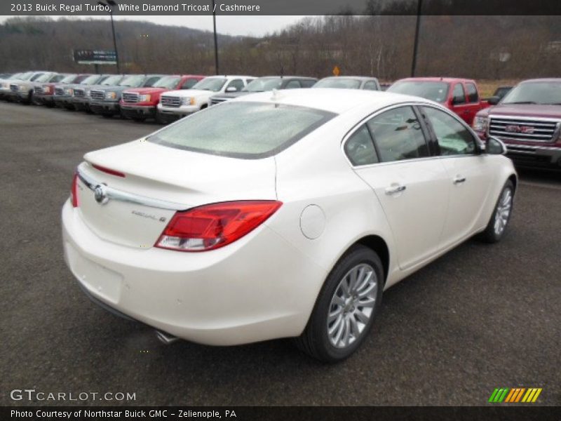 White Diamond Tricoat / Cashmere 2013 Buick Regal Turbo