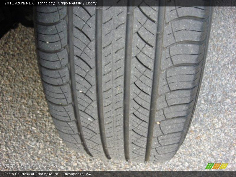 Grigio Metallic / Ebony 2011 Acura MDX Technology