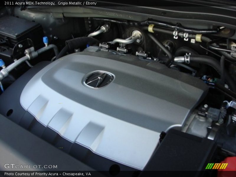 Grigio Metallic / Ebony 2011 Acura MDX Technology