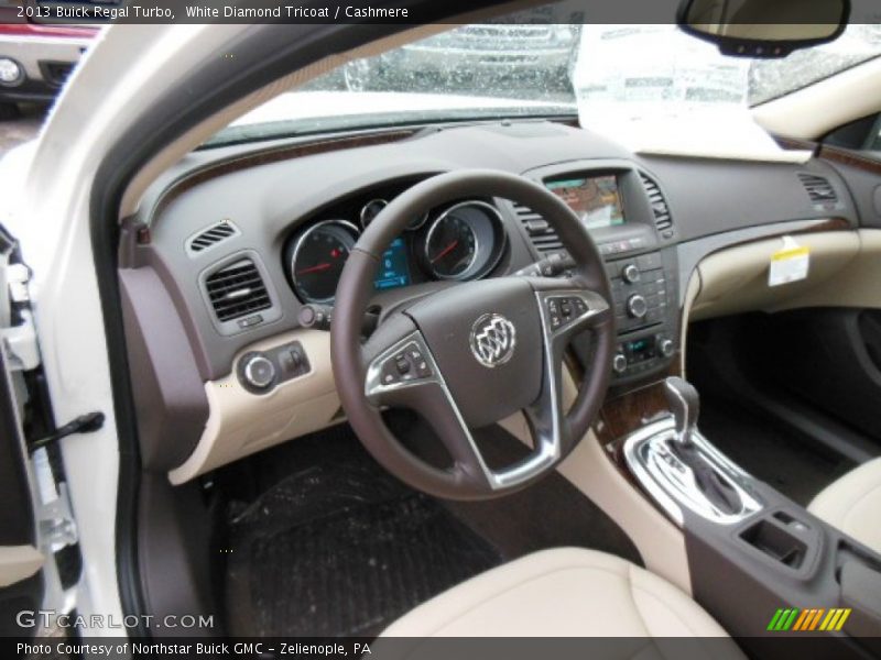White Diamond Tricoat / Cashmere 2013 Buick Regal Turbo