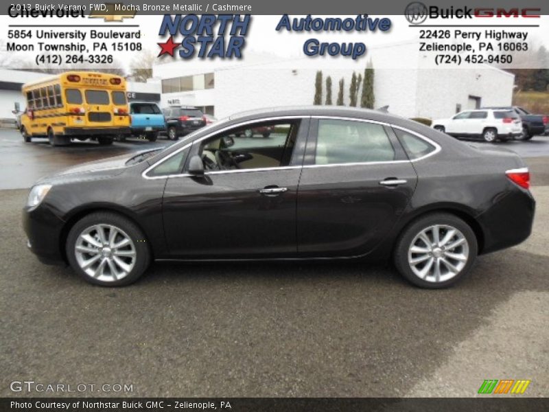 Mocha Bronze Metallic / Cashmere 2013 Buick Verano FWD