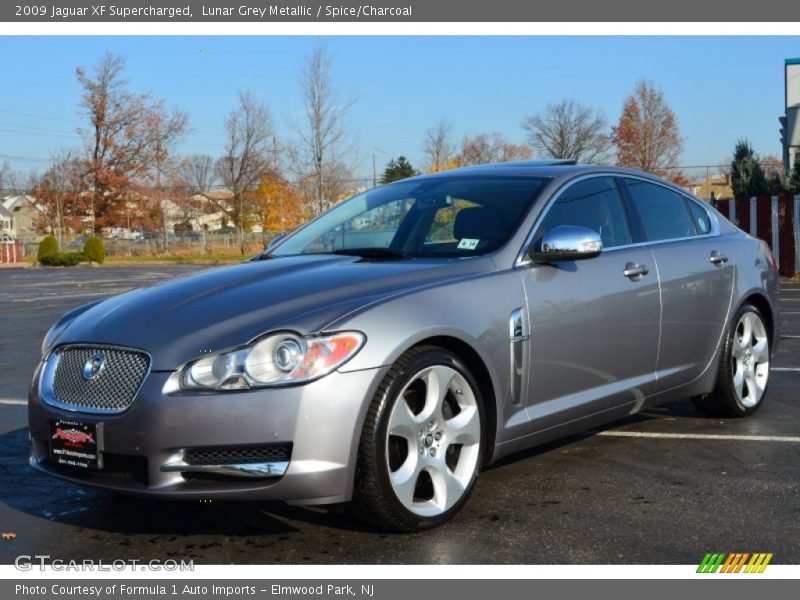 Lunar Grey Metallic / Spice/Charcoal 2009 Jaguar XF Supercharged