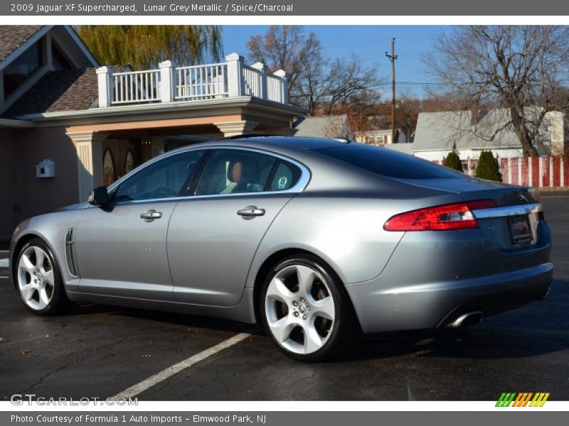 Lunar Grey Metallic / Spice/Charcoal 2009 Jaguar XF Supercharged